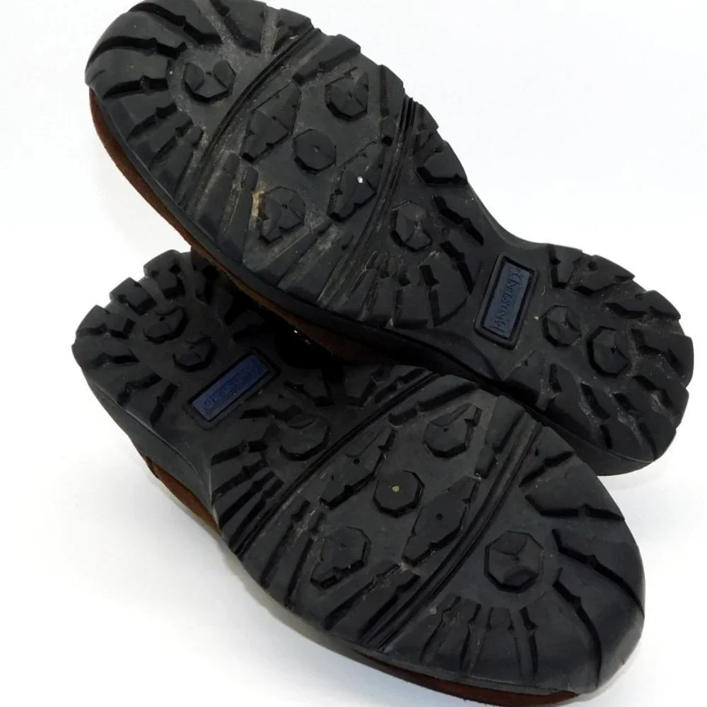 Lands End Brown Suede All Weather Slip-on Casual Loafer